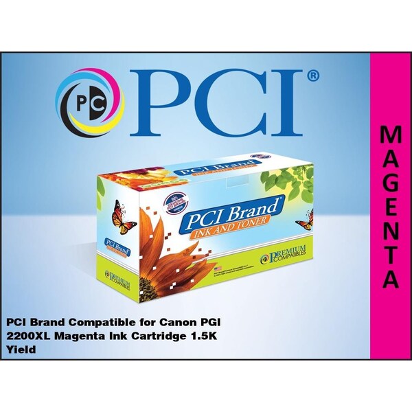 Pci Compatible for Canon PGI2200XL 9269B001AA Magenta Ink 15K Yield for MAXIFY MB5020, MB5320, iB4020 9269B001AA-PCI - main